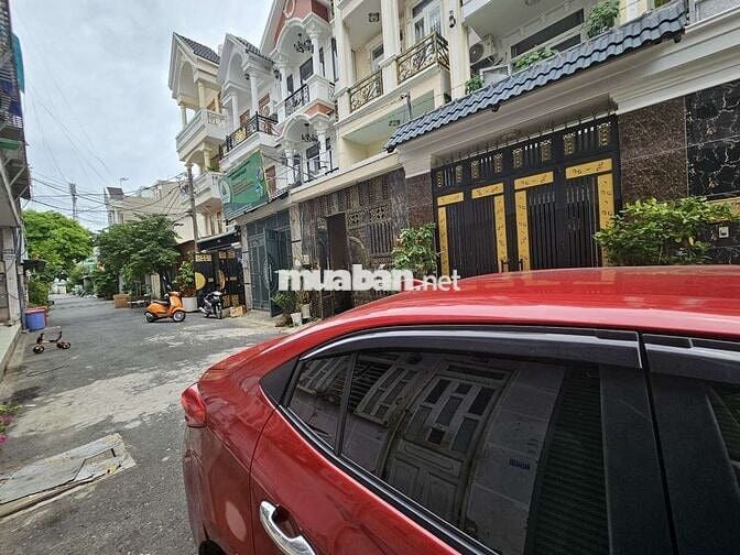Nhà phố 4,2m Nở Hậu 5,2m x 17m. Đúc 3 lầu 1/ Hẻm nhựa 7m Hiệp Thành 07