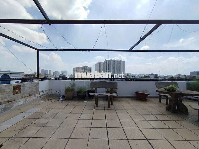 TÒA NHÀ 5 TẦNG - THANG MÁY - ĐƯỜNG XE TẢI NÉ.