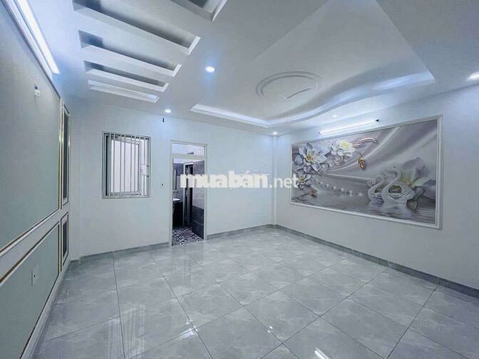 Nhà phố 4,2m Nở Hậu 5,2m x 17m. Đúc 3 lầu 1/ Hẻm nhựa 7m Hiệp Thành 07