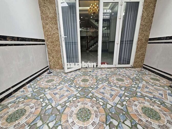 Nhà phố 4,2m Nở Hậu 5,2m x 17m. Đúc 3 lầu 1/ Hẻm nhựa 7m Hiệp Thành 07