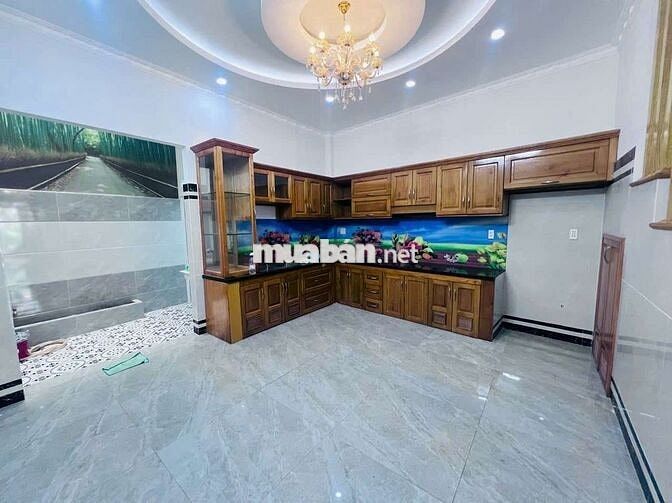 Nhà phố 4,2m Nở Hậu 5,2m x 17m. Đúc 3 lầu 1/ Hẻm nhựa 7m Hiệp Thành 07