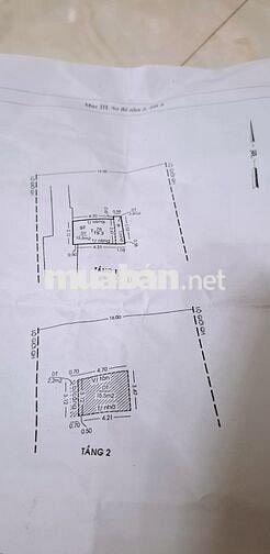 Nhà hẽm đường Đông Hồ. Phường 4..Q8