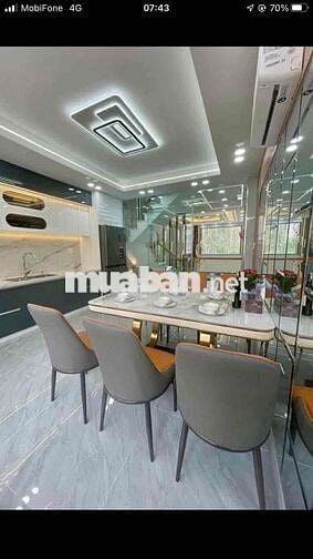 nhà trệt lửng 2 lầu 4pn 5 wc đg lê thị riêng