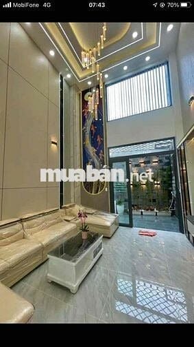 nhà trệt lửng 2 lầu 4pn 5 wc đg lê thị riêng