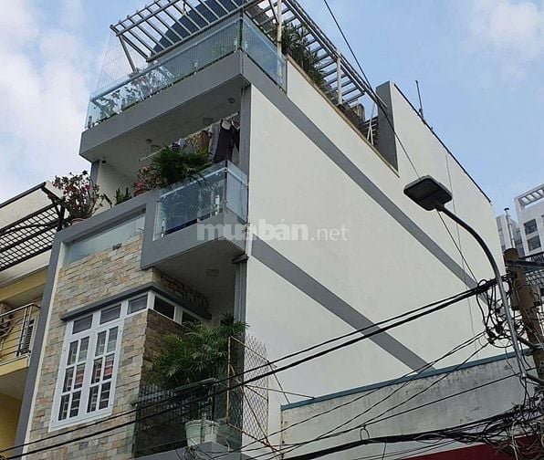 Nhà đẹp Phan Anh Tân Phú 1 trệt lửng 2 lầu sân thượng 52m2 (4*13) SHR