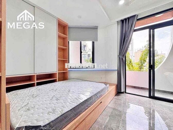 Căn StudiO Ban Công Full Nội thất có máy giăặt riêng