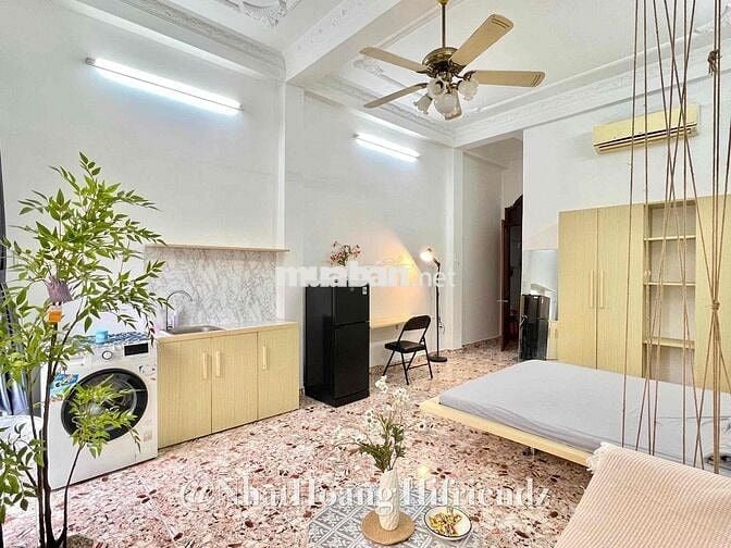 Căn Hộ Studio Bancol Máy Giặt Riêng Full NT Rộng 35m2 Ngay Cao Thắng