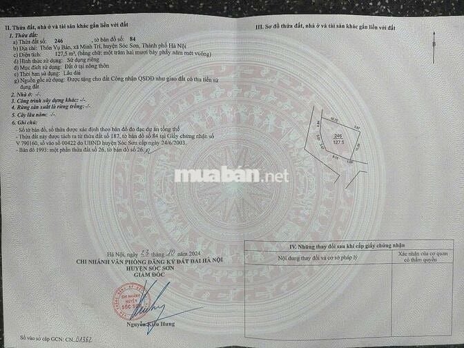 Giá Chưa đến 3ty Có ngay nhà sẵn ở diện tích 127,5m2 Fulff thổ cư
