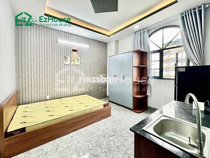 STUDIO FULL NỘI THẤT RỘNG 25m2 SIÊU THOÁNG NGAY NGÃ TƯ 4 XÃ