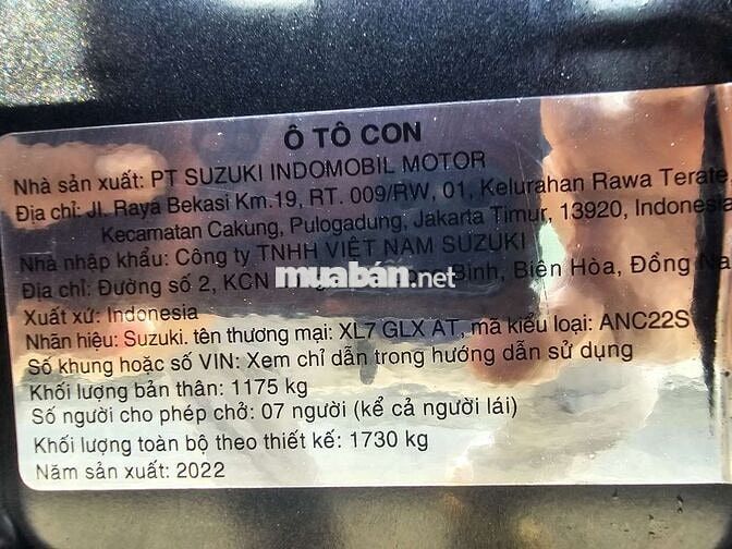 SUZUKI XL7 SX 2022 AT 62000KM BẢO HÀNH 1 NĂM