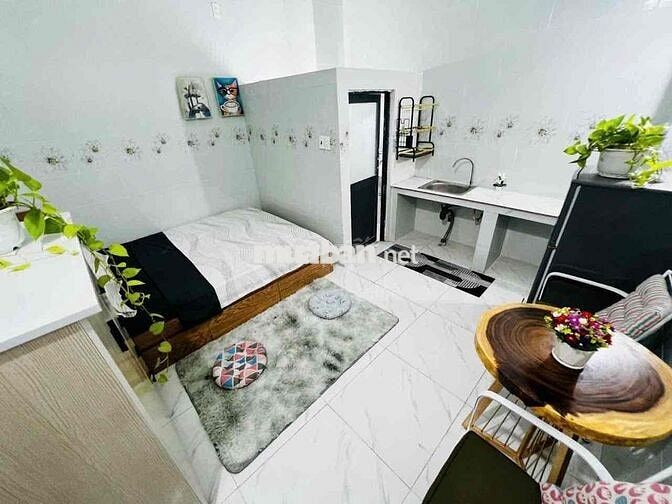 CHO THUÊ PHÒNG FULL NỘI THẤT - THANG MÁY, TRỐNG SẴN, HẦM XE RỘNG RÃI
