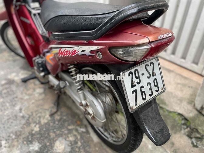 Honda Wave 2002 lốc đen biển 29 zin êm