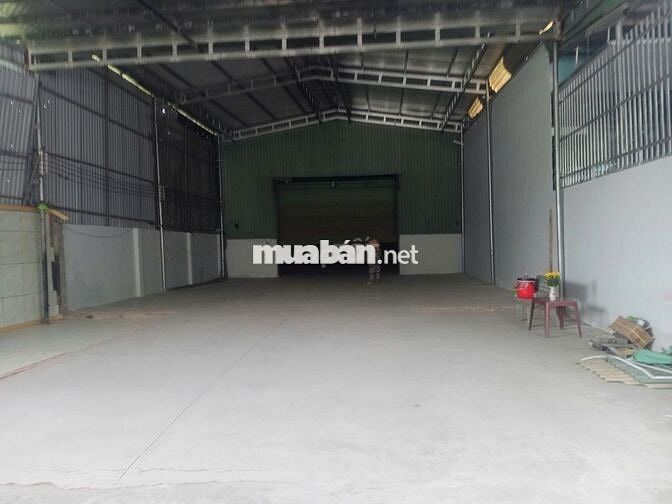 CHO THUÊ NHÀ XƯỞNG 550M2 BÌNH CHÁNH, GẦN LONG AN CŨ