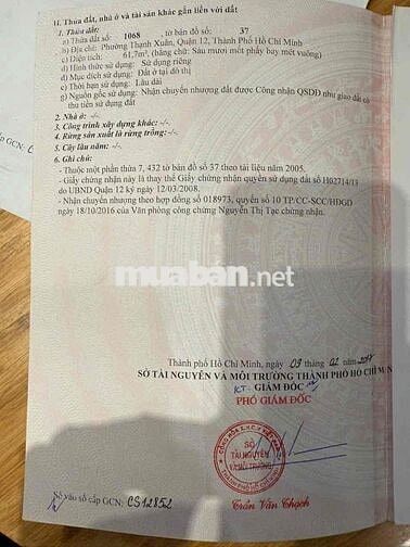 Lô đất đẹp Hxh Thạnh Xuân 25 chỉ 3.75 tỷ