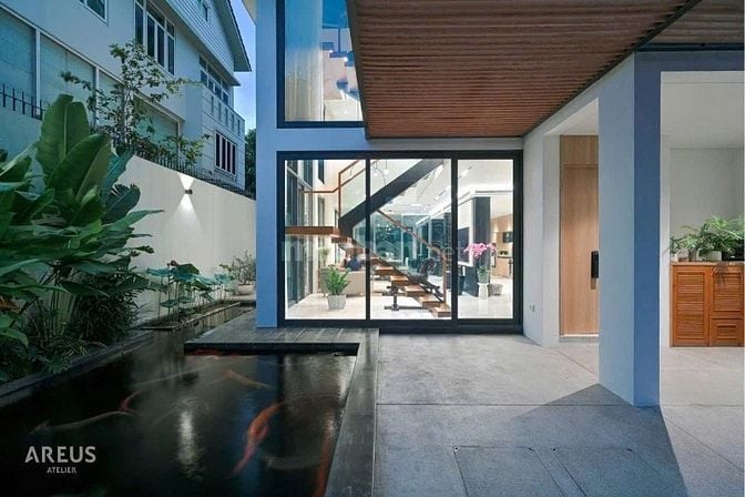 Cho thuê BT Phú Mỹ Vạn Phát Hưng 330m nhà thiết kế hiện đại giá 75tr