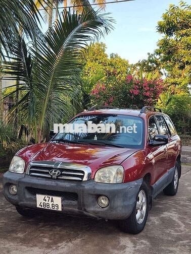 Santa fe 7 chỗ máy dầu số tự động