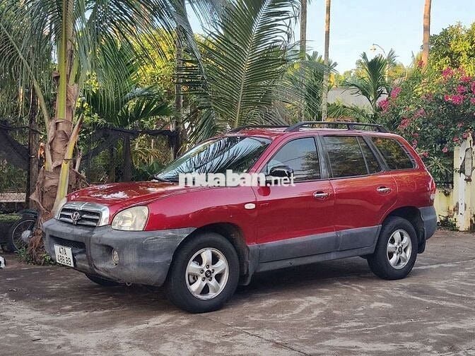 Santa fe 7 chỗ máy dầu số tự động