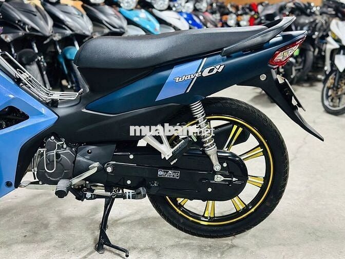 XE MÁYTHANH TÙNG_WAVE A 110 XANH ĐỘ VÀNH LƯỚT 2025