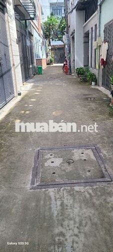 Nhà 3,5 x 12, trệt, gác suốt , nhà mới ban công đúc , 2wc. 6tr/ tháng