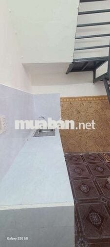 Nhà 3,5 x 12, trệt, gác suốt , nhà mới ban công đúc , 2wc. 6tr/ tháng