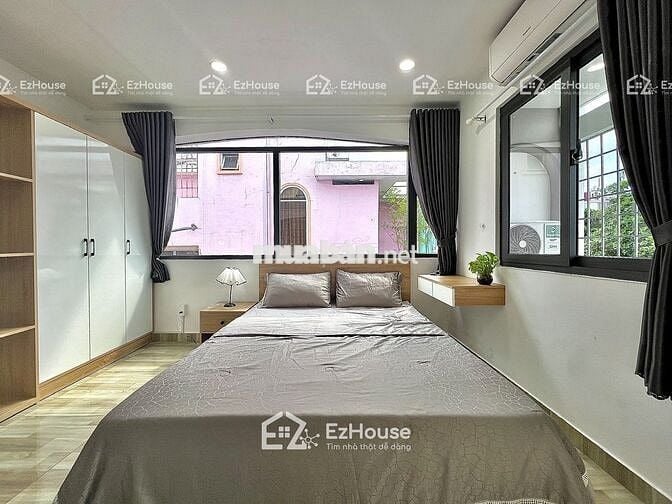 STUDIO BAN CÔNG FULL NỘI THẤT, THANG MÁY, Ô TÔ TẬN CỬA,5P QUA VĂN LANG