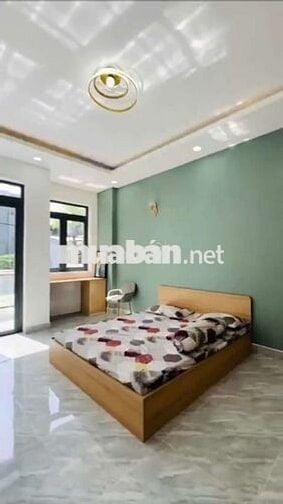 890tr sang tên nhà gần chợ Bình Điền, có sổ hồng riêng đã hoàn công.