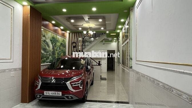 Bán nhà 2 lầu xe hơi đậu trước nhà, Hẻm 8m 3 xe hơi tránh nhau