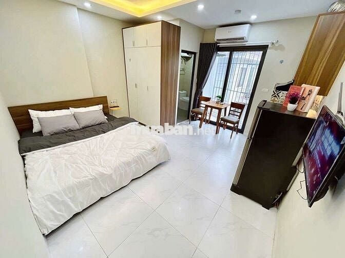 Bóc tem CCMN Studio- 1n1k Full nội thất, ban công thoáng tại Giáp Bát