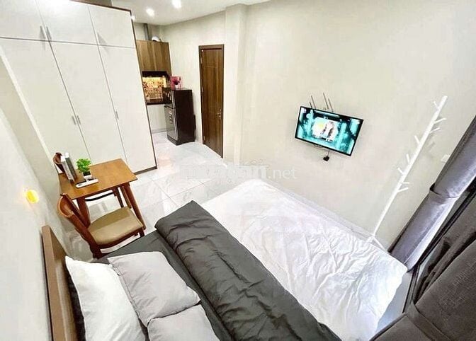 Bóc tem CCMN Studio- 1n1k Full nội thất, ban công thoáng tại Giáp Bát