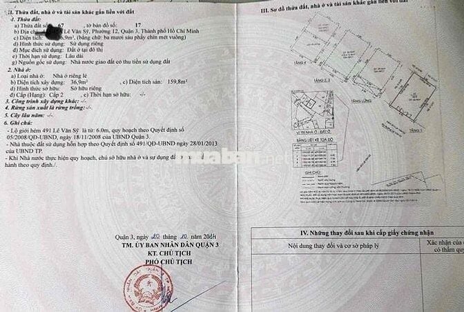 CẦN BÁN NHÀ TRUNG TÂM Q3,HẺM XE HƠI QUAY ĐẦU,KHU AN NINH…CHÍNH CHỦ