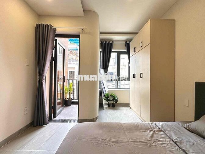 CĂN HỘ STUDIO BAN CÔNG - THIẾT KẾ ĐẸP - FULL NỘI THẤT - MÁY GIẶT RIÊNG