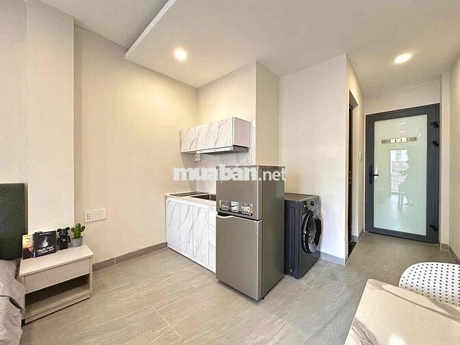 CĂN HỘ STUDIO BAN CÔNG - THIẾT KẾ ĐẸP - FULL NỘI THẤT - MÁY GIẶT RIÊNG