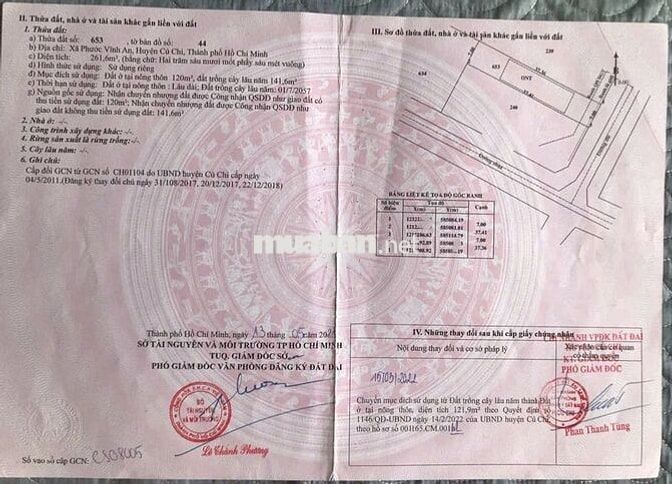 CHỦ XOAY TIỀN LẤY HÀNG, GỬI BÁN LÔ ĐẤT TƯỜNG RÀO KIÊN CỐ 261M2, SHR!