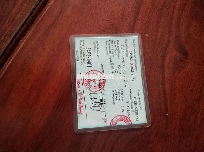 Cần bán chiếc AB giấy tờ đầy đủ zin