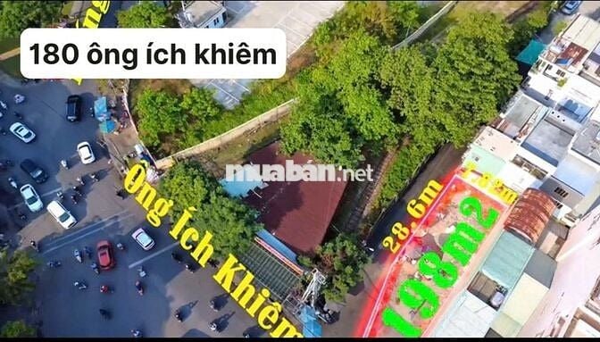 cần bán lô đất mặt tiền 180 ông ích khiêm Đà Nẵng