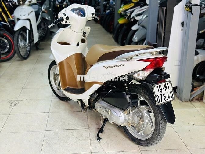 XE MÁY THỊNH PHÁT - HONDA VISION TRẮNG MÁY ZIN ĐẸP