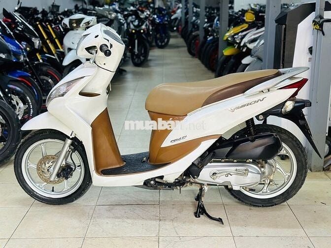 XE MÁY THỊNH PHÁT - HONDA VISION TRẮNG MÁY ZIN ĐẸP