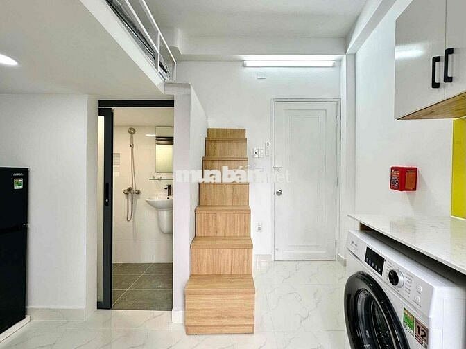 Phòng có gác full nội thất, 35m2 ngay Nguyễn Thị Huỳnh, gần sân bay