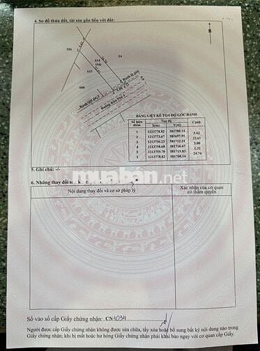 CẮT LỖ SAU DỊCH, ÔNG HẰNG GỬI BÁN ĐẤT 120M2 ODT KP4 DÂN CƯ ĐÔNG, SHR