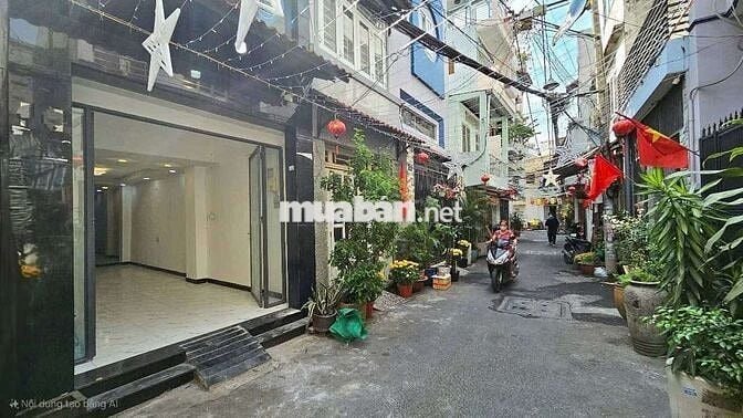 Nhà hẻm xe hơi thông, trung tâm q3. Tiện kinh doanh kết hợp ở.