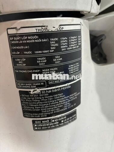 SH 150i trắng Phiên bản cao cấp nhất thắng ABS