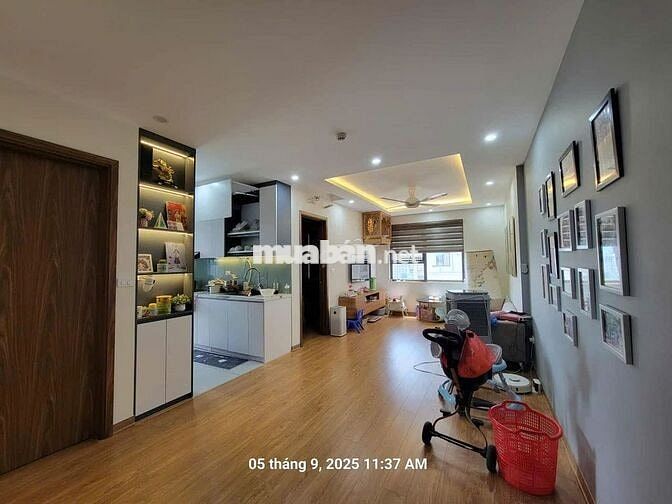 Bán căn góc CC IEC Thanh Trì Toà CT1, 70m2, 2 Ngủ, 2VS, Sửa đẹp,giá rẻ