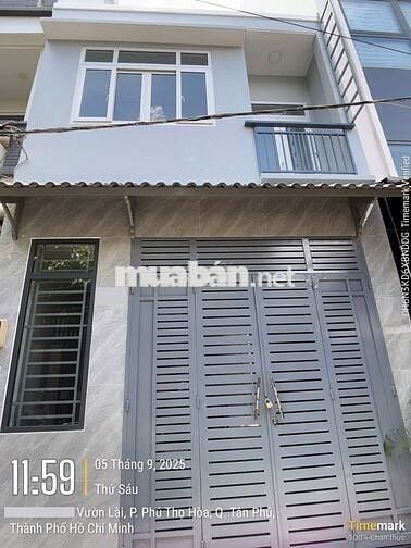Bán nhanh nhà Vườn Lài Hẻm xe hơi 6m 4,6 x9 giá chỉ 5.9 tỷ (TL)
