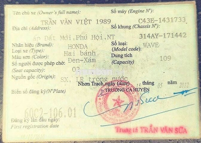 Bán xe máy Honda Wave s 110 còn rất ngon cứng cáp