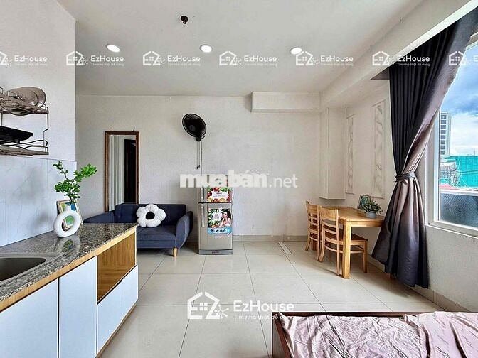 CHO THUÊ 1E STUDIO CỬA SỔ TRỜI VIEW KÍNH FULL NỘI THẤT NGAY AEON TP