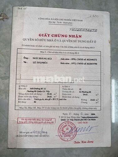 Chính Chủ Bán nhà Tâm huyết 566/163/22 Nguyễn Thái Sơn ,P05,Gò vấp