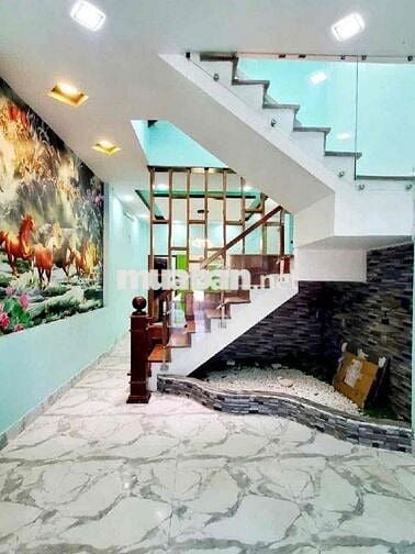 Nhà Mới Đẹp(4x20m) Hương Lộ 2 1Lầu+ST 3PN 4VS HẺM 6M thông