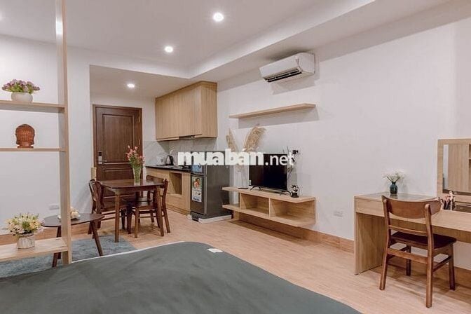 HỆ THỐNG STUDIO, 1 NGỦ BAN CÔNG CỬA SỔ NGAY LOTTE LIỄU GIAI, ĐỘI CẤN