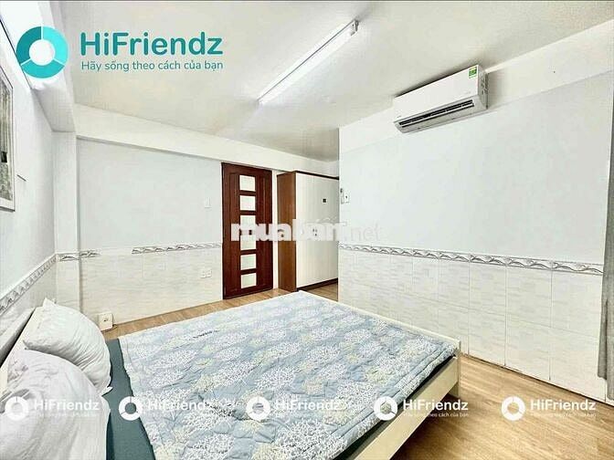 CHO THUÊ CĂN HỘ 1PN TÁCH BẾP 2 GIƯỜNG BAN CÔNG NHÀ MỚI 100% SÁT Q10