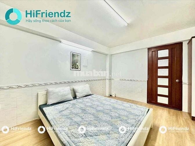 CHO THUÊ CĂN HỘ 1PN TÁCH BẾP 2 GIƯỜNG BAN CÔNG NHÀ MỚI 100% SÁT Q10
